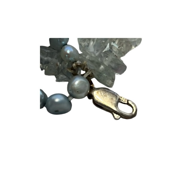 Chinese Jade Pendant, Rock Crystal and Pearl Multi-Strand Necklace. - Picture 4 of 4